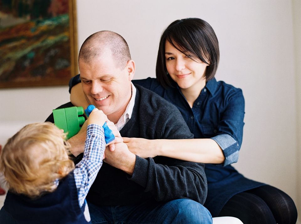 lifestyle family photography in NYC new york on FILM