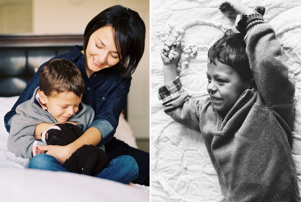 lifestyle family session on film in NYC new york and new jersey