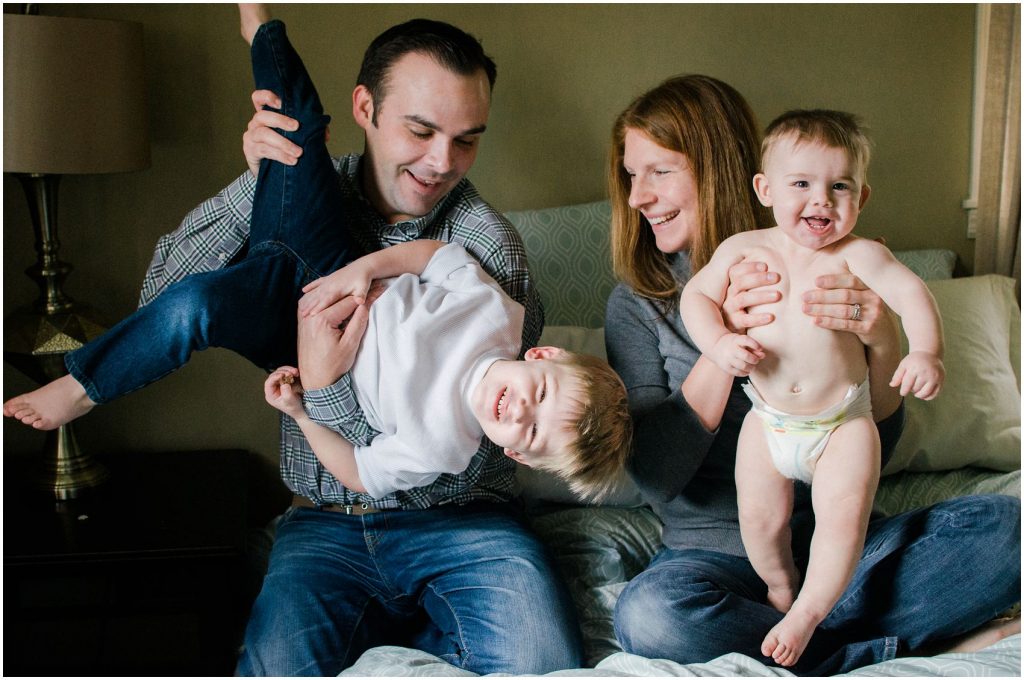 Family Photography at home makes a great gift idea for Father's Day in NJ